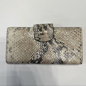 Coach Snakeskin Wallet